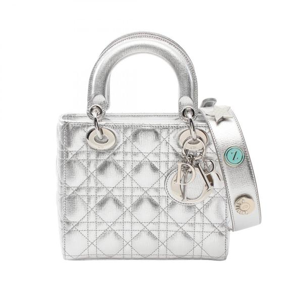 Dior Leather Handbag Lady - Picture 2 of 8